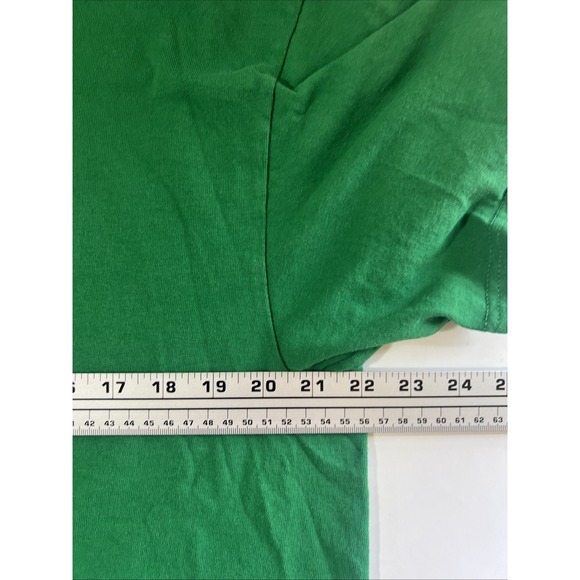 Peanuts Snoopy Christmas Tee Naughty Or Awesome Green Medium - Picture 4 of 5